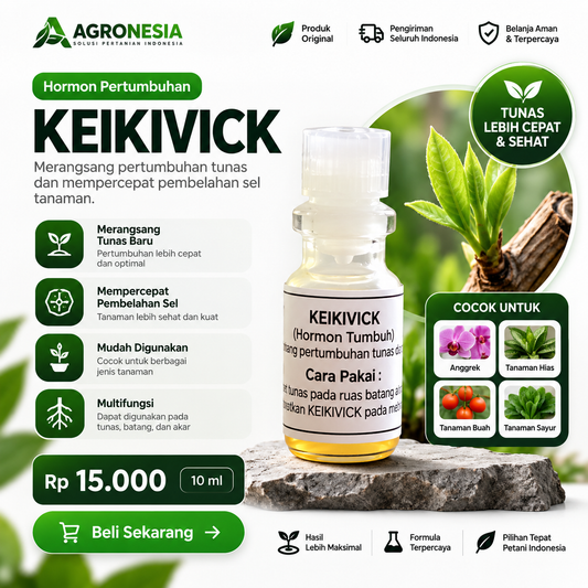 Keikivic Kemasan 1 gram Pupuk Salep Oles Penumbuh Tunas Anggrek